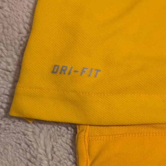 Men's Pittsburgh Steelers NIKE DRI-FIT Gold Polo Size Large - Picture 6 of 8